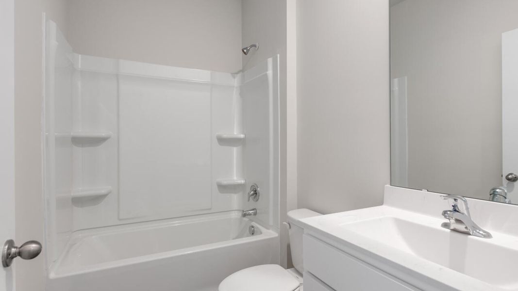 Furnished interior in a model home at Merchant Point in Jacksonville (Image 9).