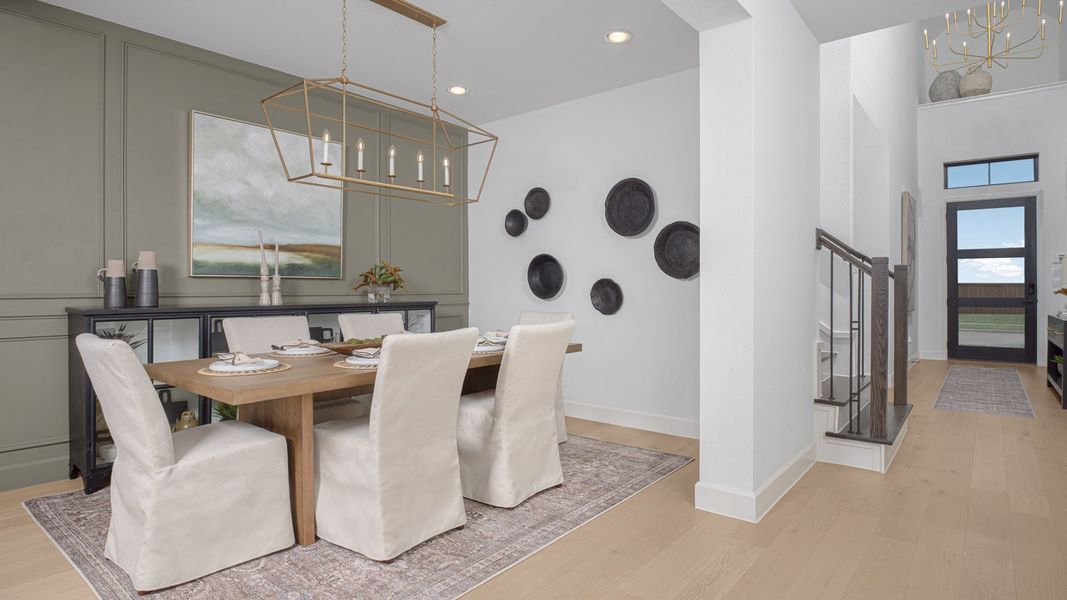 Furnished interior in a model home at Walsh 50' in Fort Worth (Image 5).