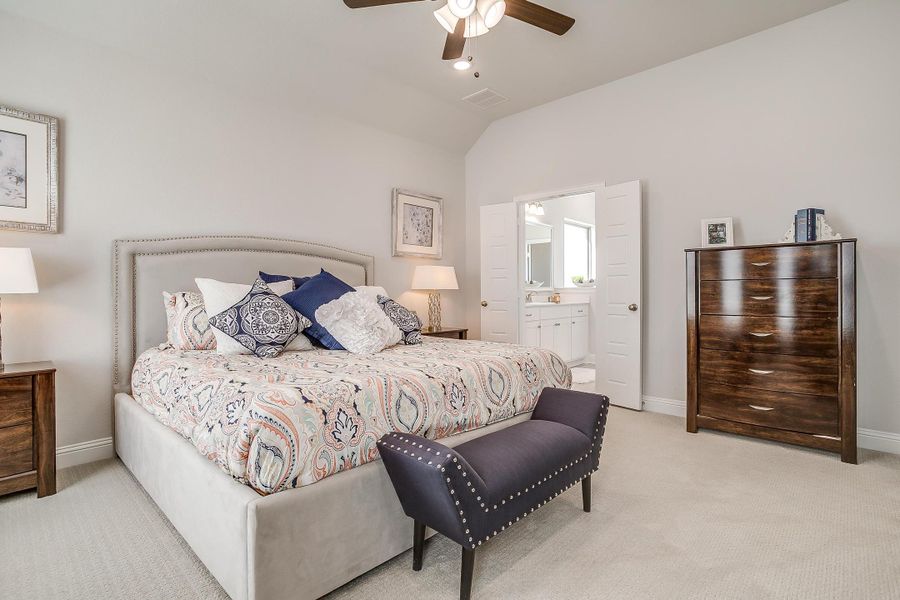 Furnished interior in a model home at Mallard Point in Greenville (Image 28).