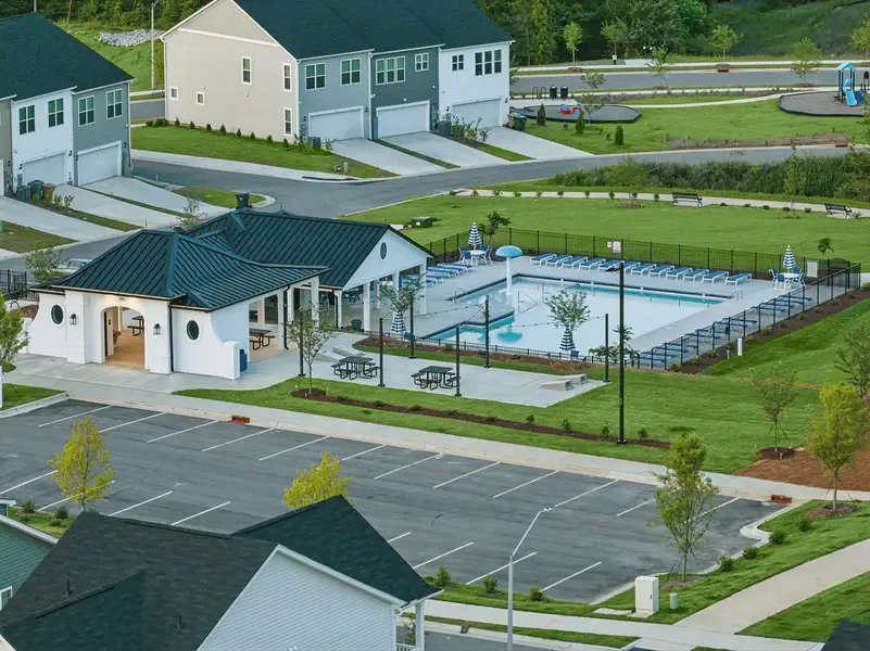 Front exterior of a home in the Renaissance at White Oak community, located in Garner, NC (Image 2). Front exterior of a home in the Renaissance at White Oak community, located in Garner, NC (Image 2).