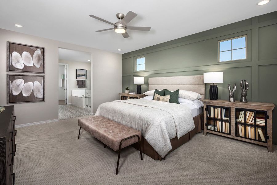 Furnished interior in a model home at Montelena in Marana (Image 4).