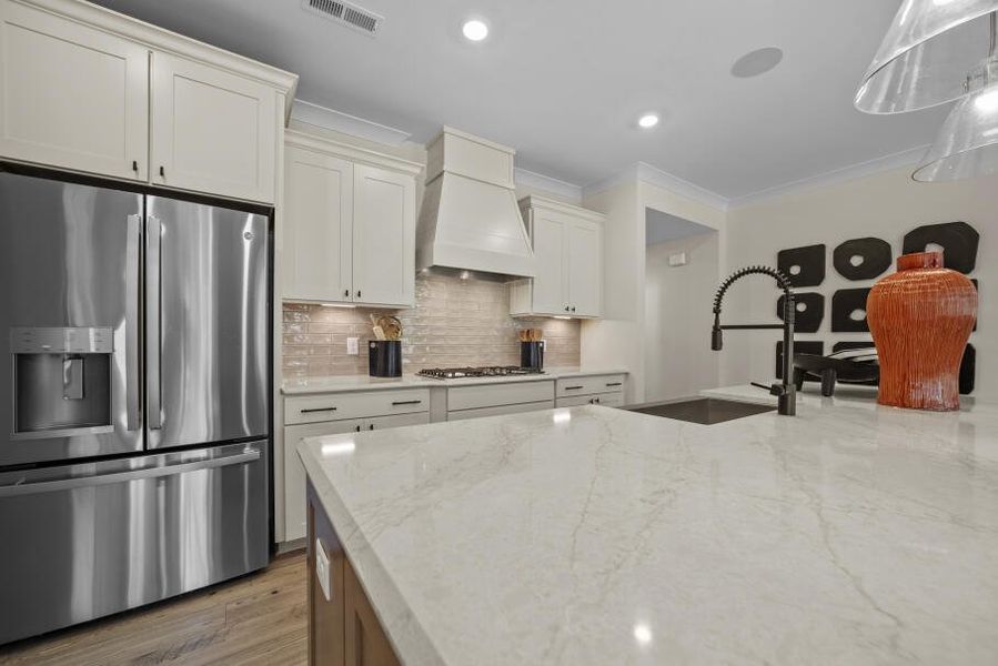 Furnished interior in a model home at Twin Creek Forsyth in Kernersville (Image 8).