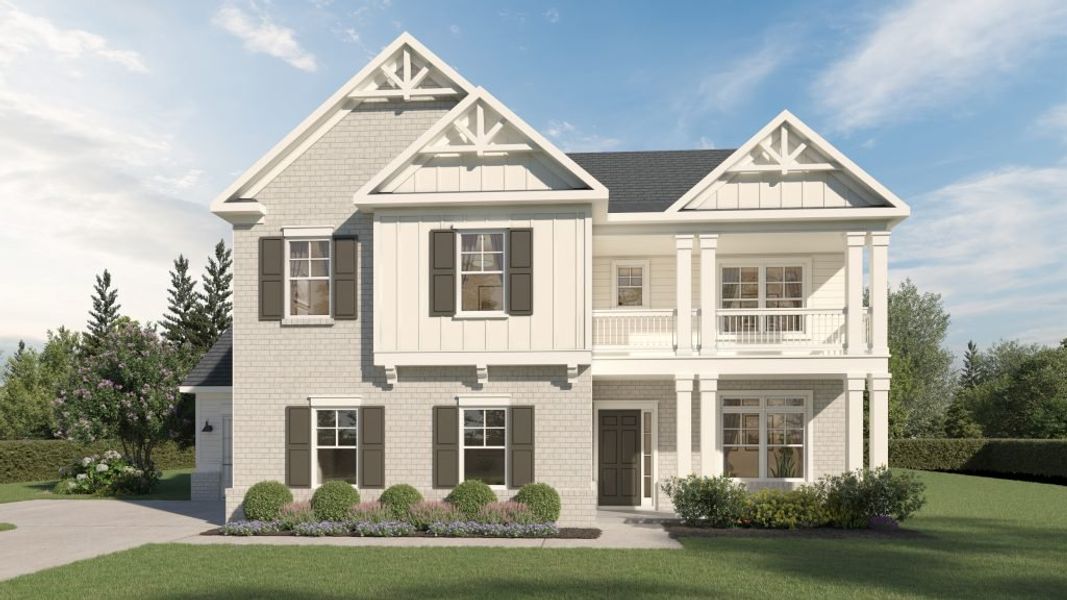 Front exterior of a home in the Walters Creek community, located in Douglasville, GA (Image 8). Front exterior of a home in the Walters Creek community, located in Douglasville, GA (Image 8).