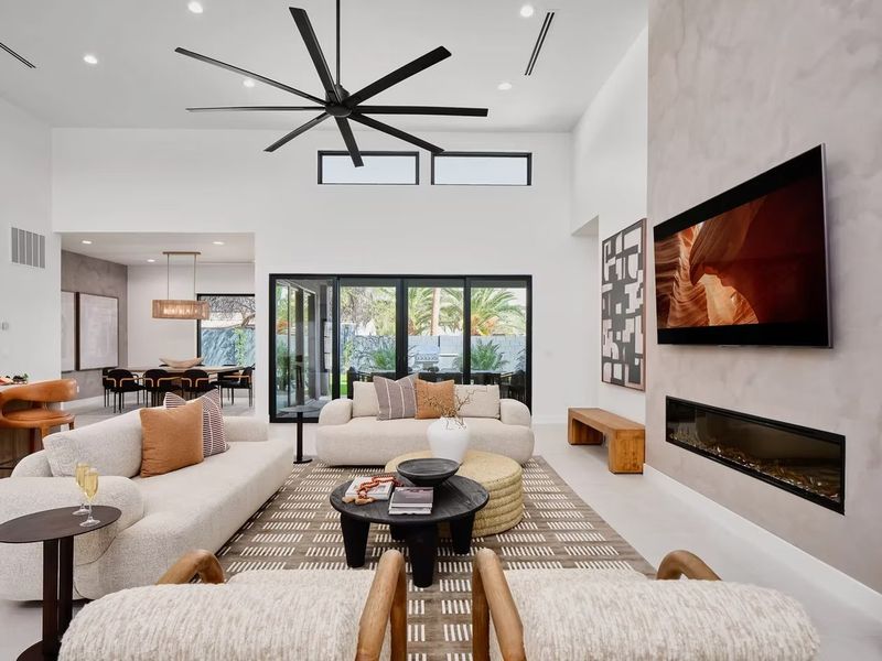 Furnished interior in a model home at True North Eight Estates in Scottsdale (Image 2). Furnished interior in a model home at True North Eight Estates in Scottsdale (Image 2).