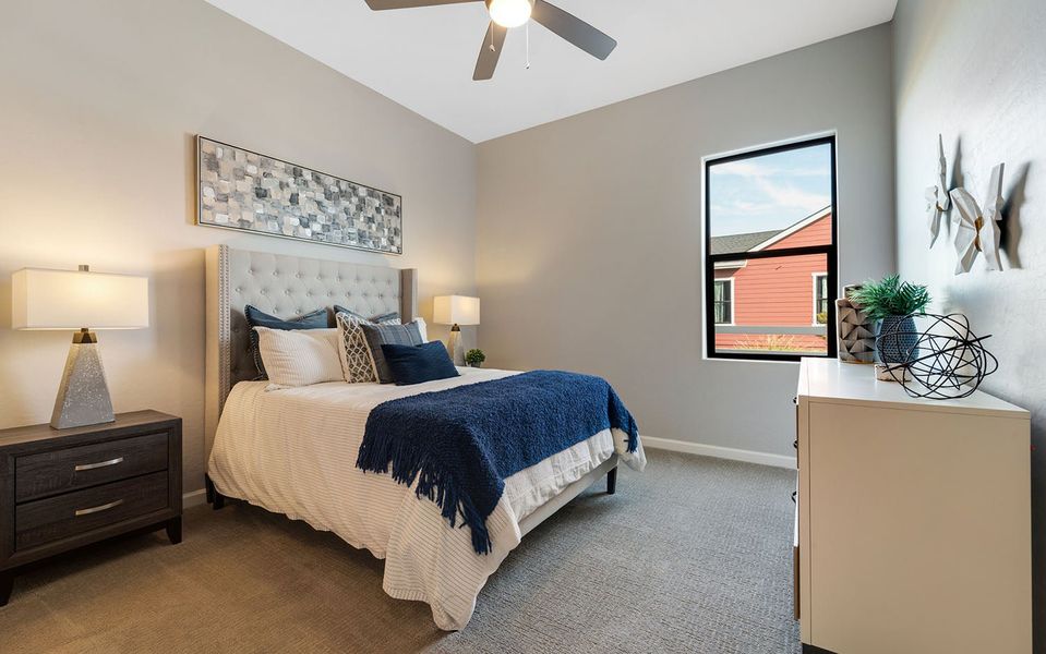 Furnished interior in a model home at Heritage Pointe in Chino Valley (Image 33).