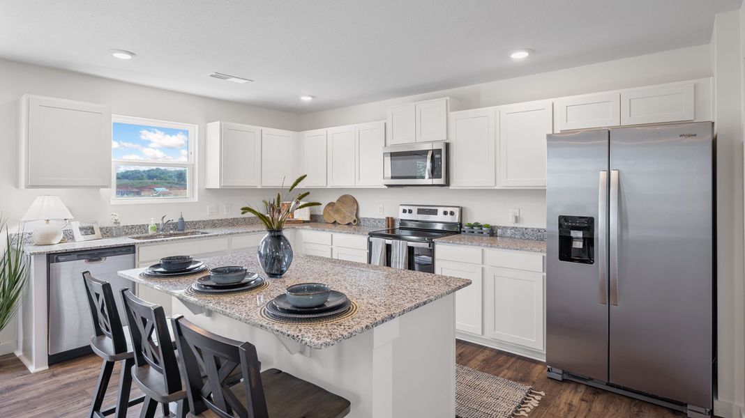 Furnished interior in a model home at Powell Meadows in Cleveland (Image 5).