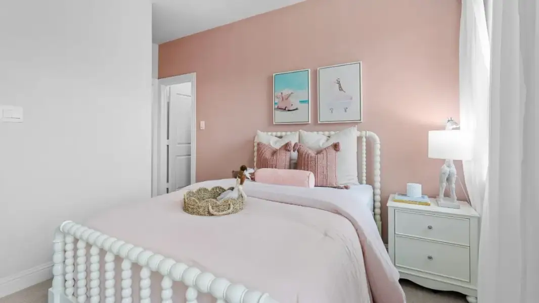 Furnished interior in a model home at Grace Woods in Carrollton (Image 38).