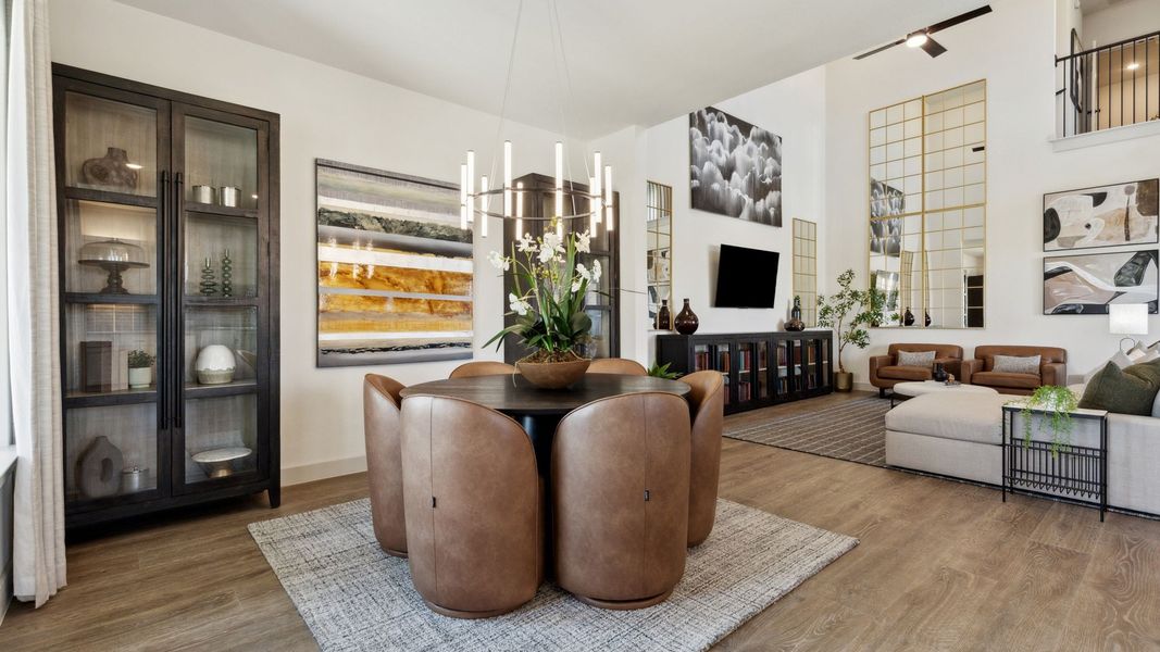 Furnished interior in a model home at Hazelwood 40' Series in Frisco (Image 30). Furnished interior in a model home at Hazelwood 40' Series in Frisco (Image 30).