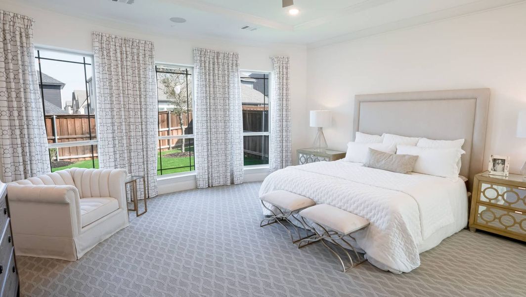 Furnished interior in a model home at Wellspring Estates in Celina (Image 6).