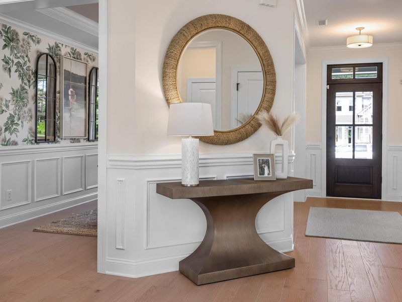 Furnished interior in a model home at Laneridge Estates in Raleigh (Image 12).