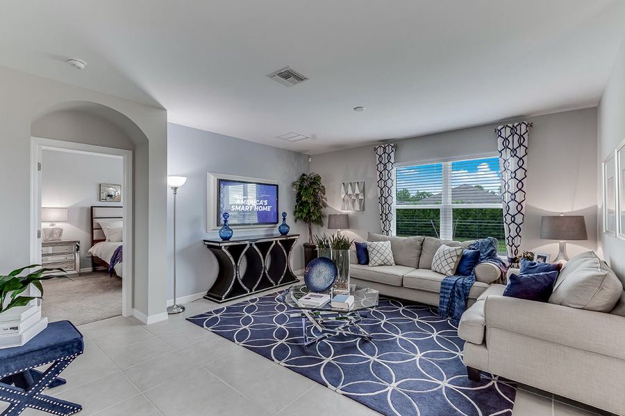 Furnished interior in a model home at San Carlos Spot Lots in Fort Myers (Image 9). Furnished interior in a model home at San Carlos Spot Lots in Fort Myers (Image 9).