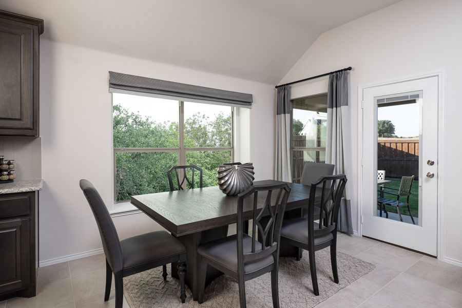 Furnished interior in a model home at Chisholm Hills in Cleburne (Image 9).