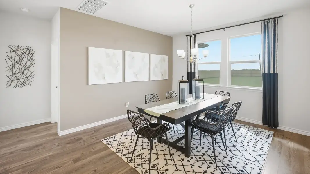 Furnished interior in a model home at Homestead in Temple (Image 11). Furnished interior in a model home at Homestead in Temple (Image 11).