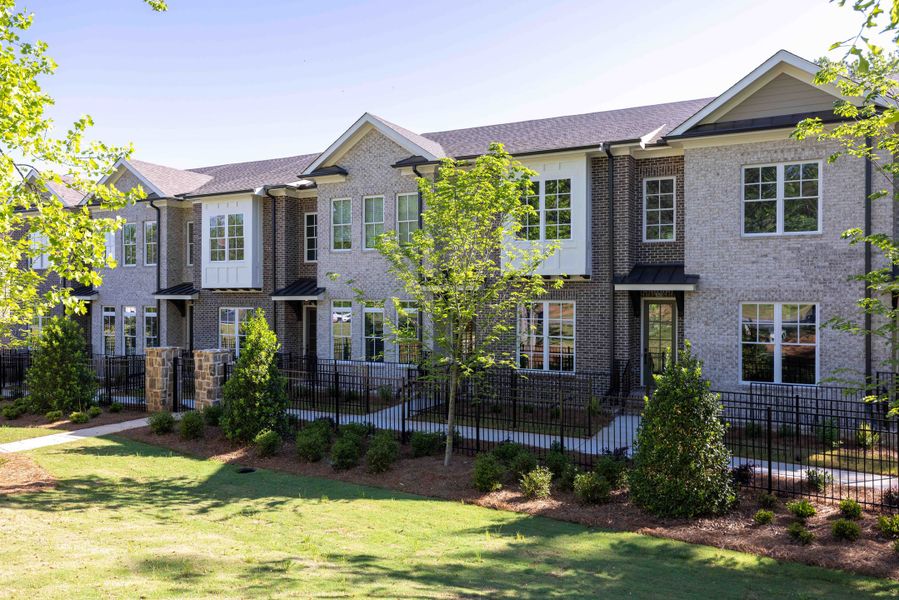 Front exterior of a home in the Ward's Crossing community, located in Johns Creek, GA (Image 5). Front exterior of a home in the Ward's Crossing community, located in Johns Creek, GA (Image 5).