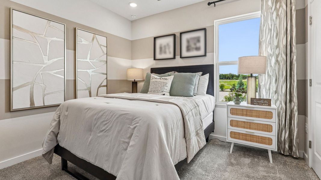 Flagler Model Floor Plan Secondary Bedroom by DRB Homes in Liberty Trace in Haines City, FL Flagler Model Floor Plan Secondary Bedroom by DRB Homes in Liberty Trace in Haines City, FL