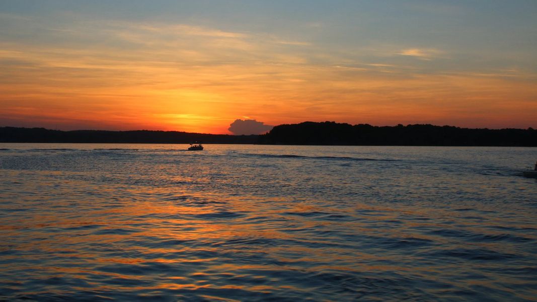 sunset boat ride on Lake Tillery sunset boat ride on Lake Tillery