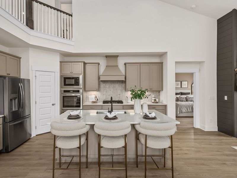 Furnished interior in a model home at Bradshaw Farms in Mount Juliet (Image 6).