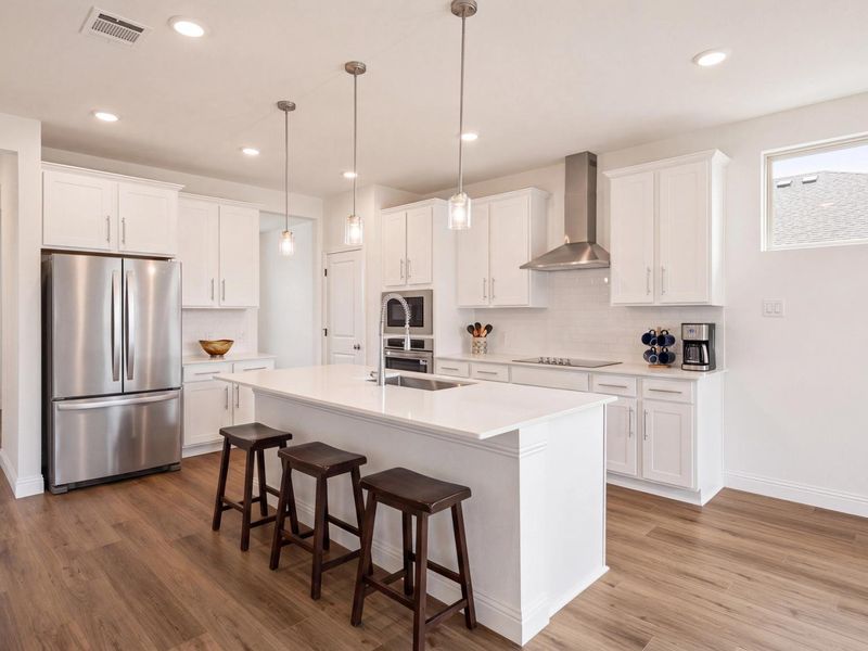 Furnished interior in a model home at Mercer Meadows in Royse City (Image 23).
