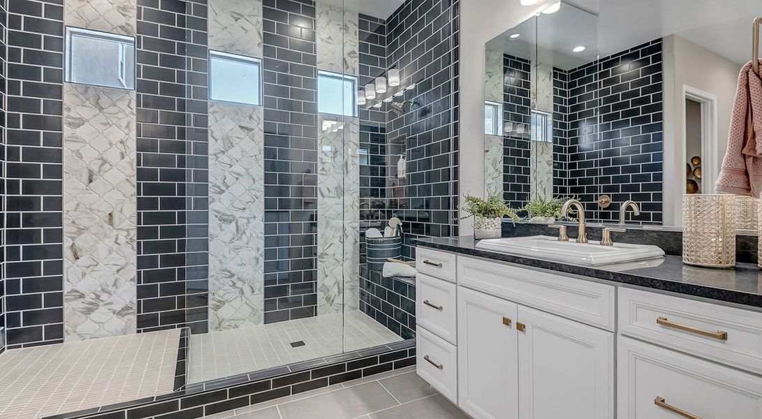 Furnished interior in a model home at Fire Sky at Alamar in Avondale (Image 41).