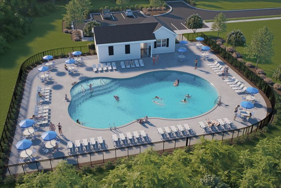 Image 15 of the Creek Water Townhomes community in Indian Land, SC.