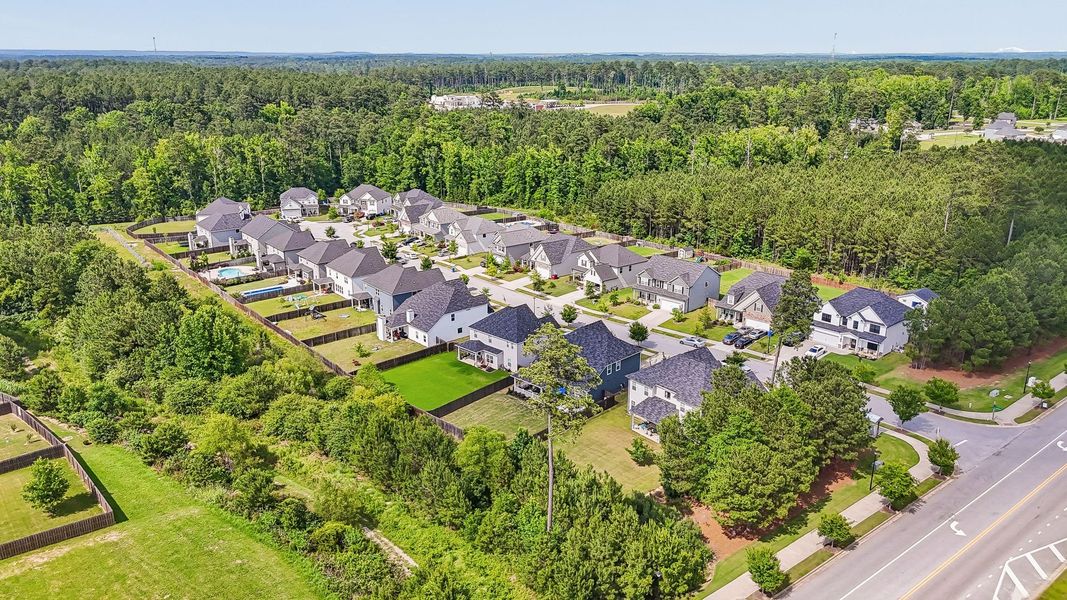 Aerial view of the neighborhood Aerial view of the neighborhood