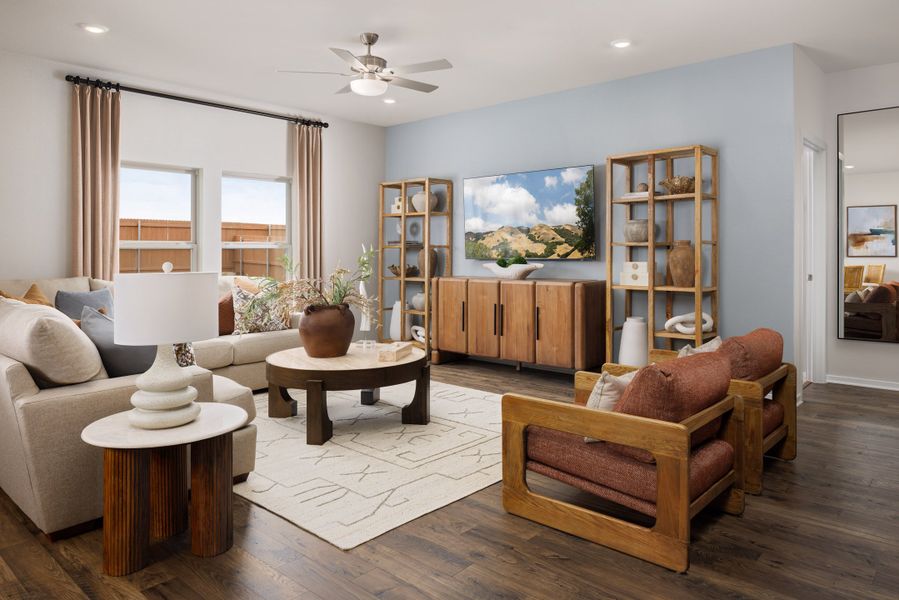Furnished interior in a model home at Heartland in Heartland (Image 27).