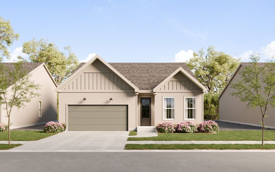 Front exterior of a home in the Chastain community, located in Ooltewah, TN (Image 21). Front exterior of a home in the Chastain community, located in Ooltewah, TN (Image 21).