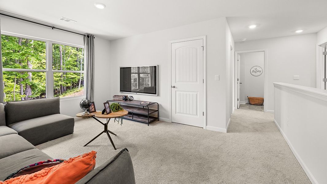 Furnished interior in a model home at Parkside at Carter Grove in Cartersville (Image 30). Furnished interior in a model home at Parkside at Carter Grove in Cartersville (Image 30).