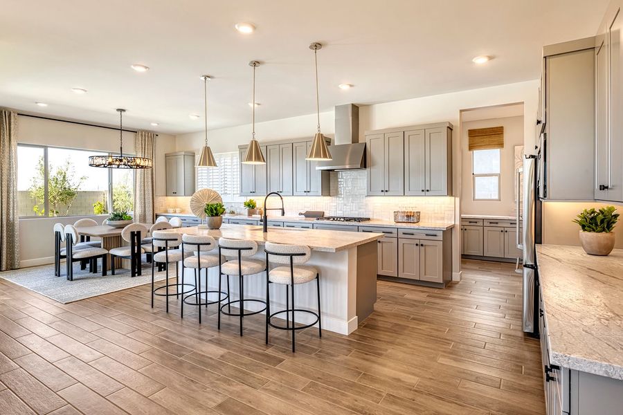 Furnished interior in a model home at Revana at Soleo in Queen Creek (Image 27).