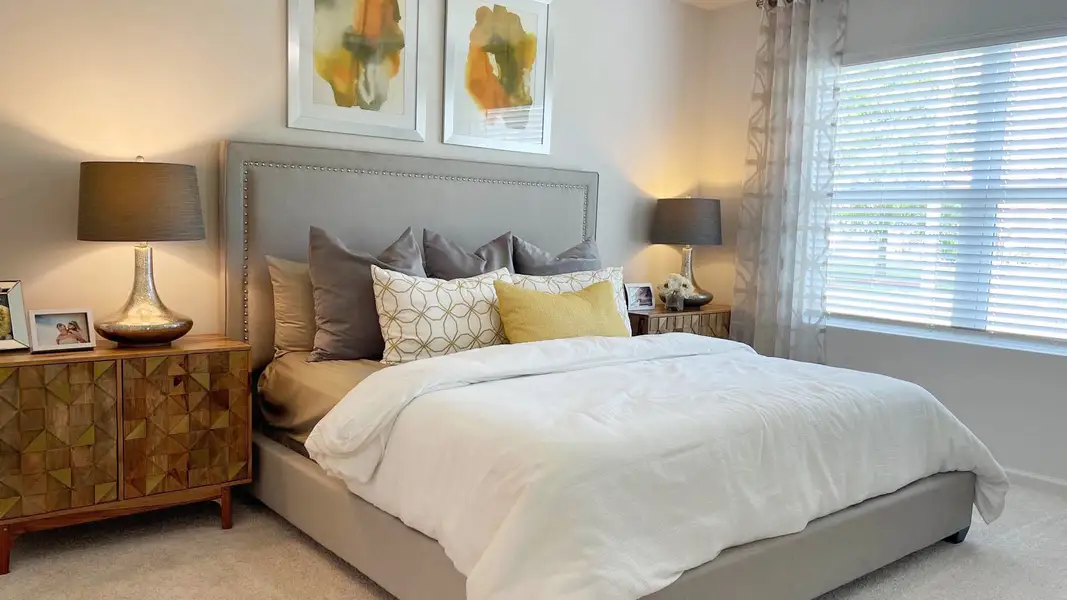 Furnished interior in a model home at Sebastian Highlands in Sebastian (Image 5).