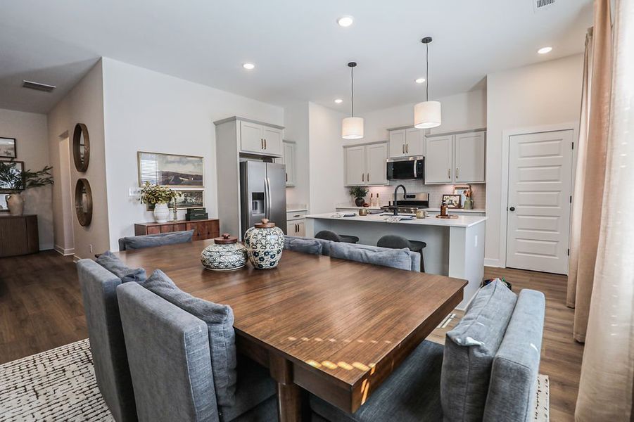Furnished interior in a model home at Villages of Green Meadows in Munford (Image 58).