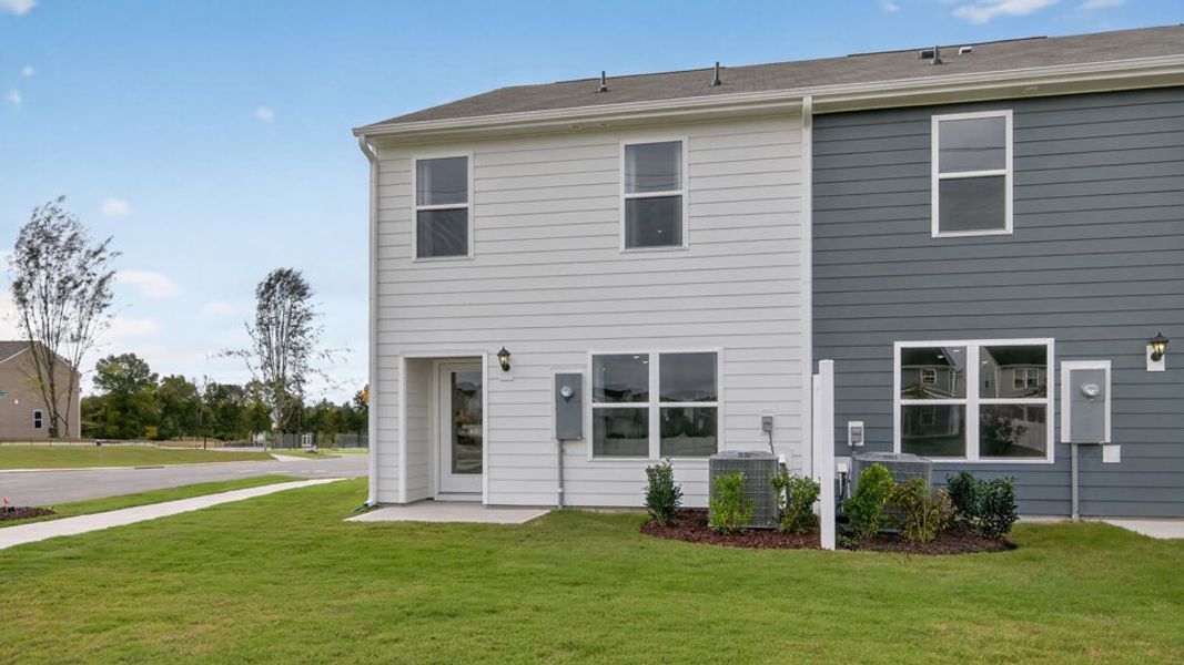 Exterior details of a home in The Townes at Belle Grove, Wendell (Image 22).