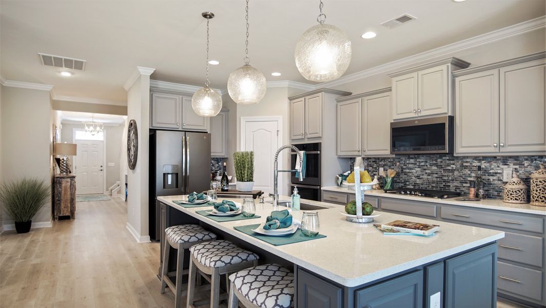 Furnished interior in a model home at Bridgewater - Shorehaven Village in Little River (Image 39).