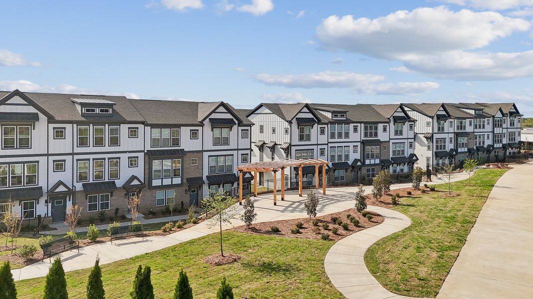Front exterior of a home in the Senata at Research Park community, located in Charlotte, NC (Image 2).