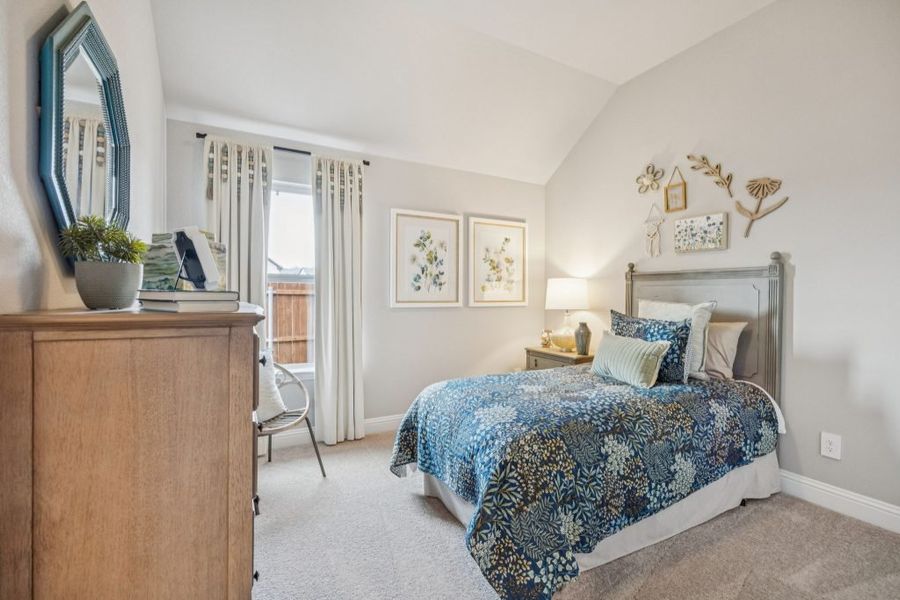 Furnished interior in a model home at Arcadia Trails in Balch Springs (Image 27).