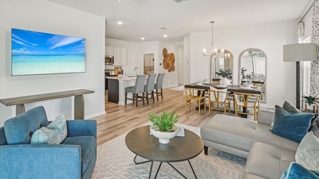 Furnished interior in a model home at Panther Creek in Jacksonville (Image 44). Furnished interior in a model home at Panther Creek in Jacksonville (Image 44).