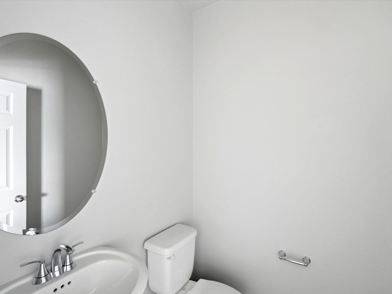 Furnished interior in a model home at York Station in Thornton (Image 5).