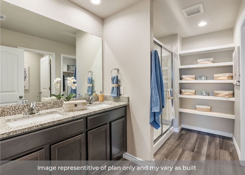 Furnished interior in a model home at Ranch View in Corpus Christi (Image 16).