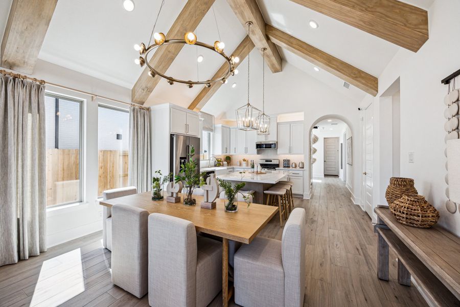 Furnished interior in a model home at Candela South - 40' in Richmond (Image 15).