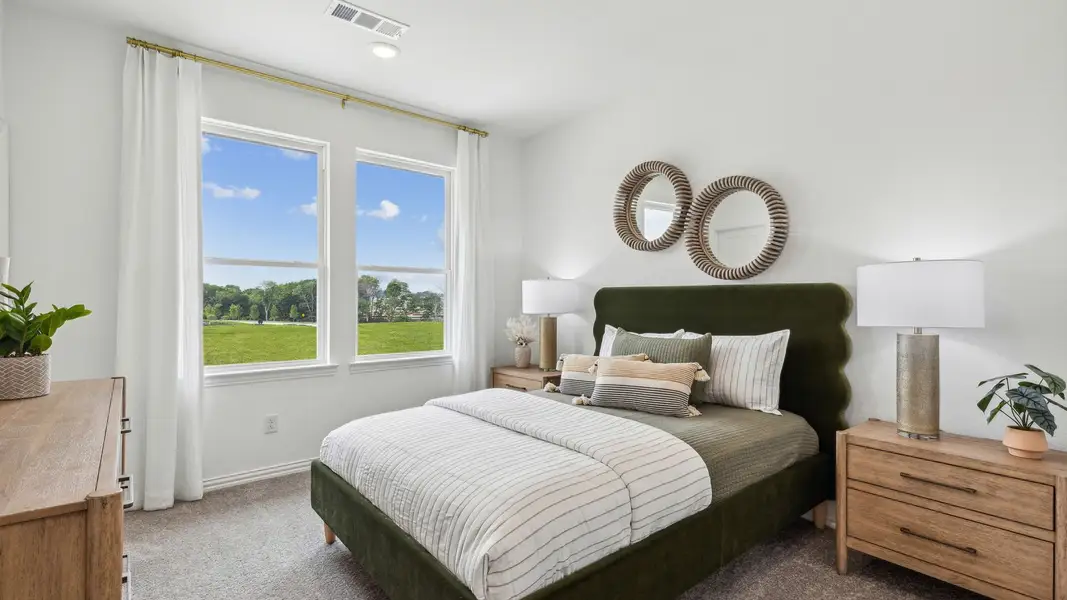 Furnished interior in a model home at Painted Tree – Woodland District in McKinney (Image 41).