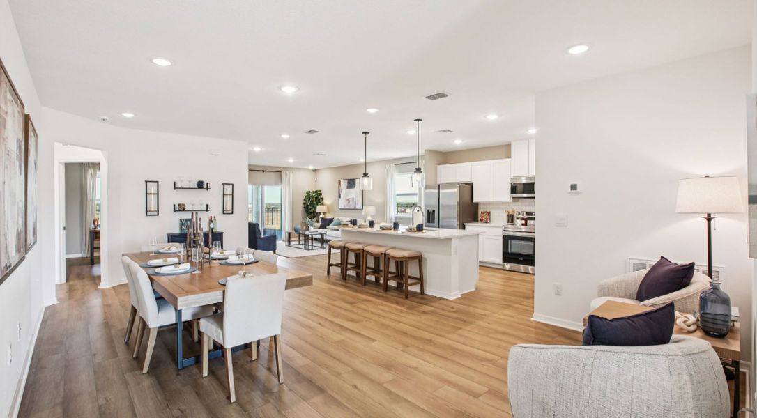 Furnished interior in a model home at Cassie Oaks in Jacksonville (Image 6).