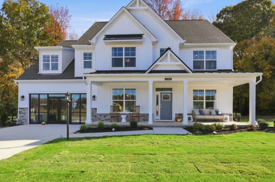 Front exterior of a home in the Alexander Landing community, located in Mint Hill, NC (Image 1). Front exterior of a home in the Alexander Landing community, located in Mint Hill, NC (Image 1).