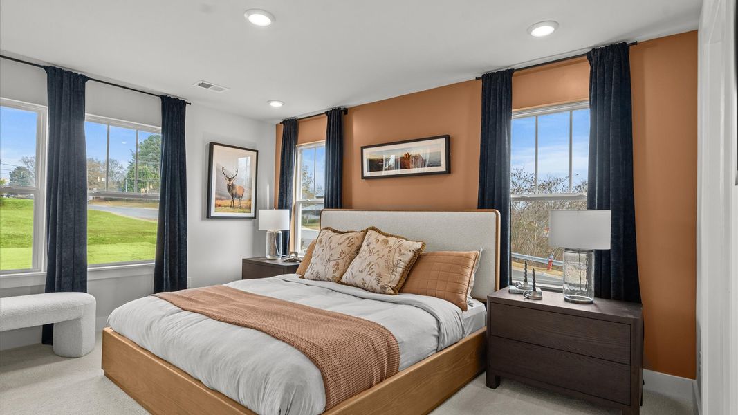 Furnished interior in a model home at El Dorado in Spartanburg (Image 16). Furnished interior in a model home at El Dorado in Spartanburg (Image 16).