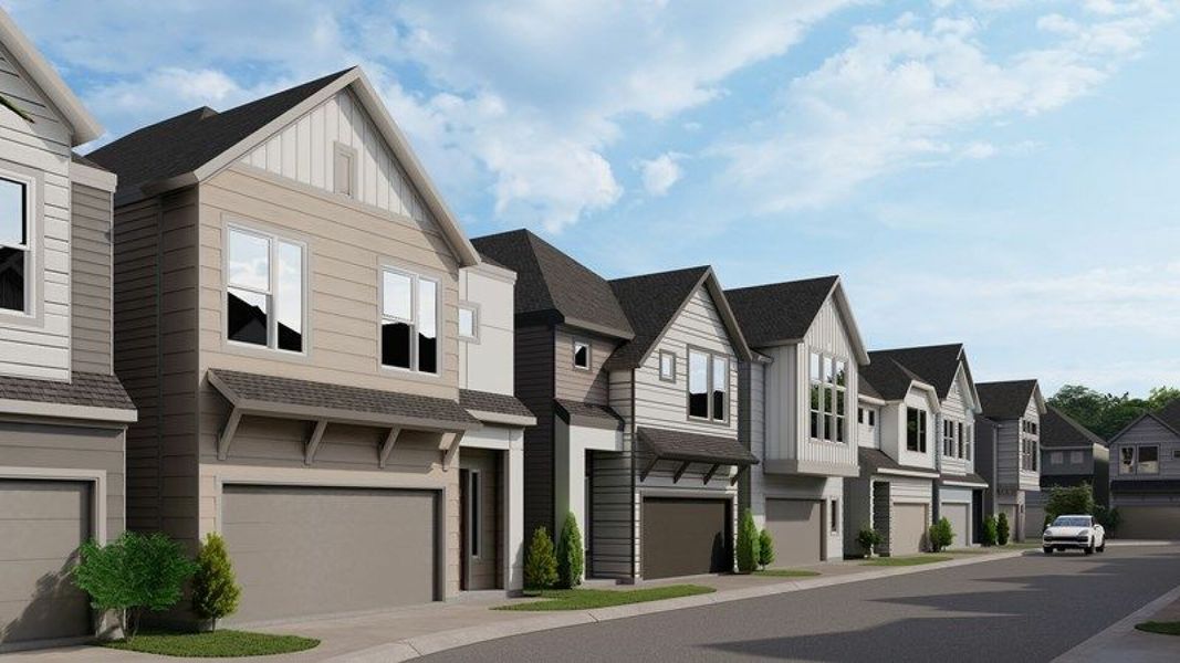 Image 4 of the Dominion at Garden Oaks - City Homes community in Houston, TX.