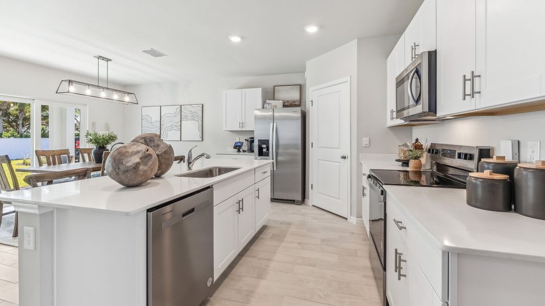 Furnished interior in a model home at Hemingway Pointe in Fort Myers (Image 5).
