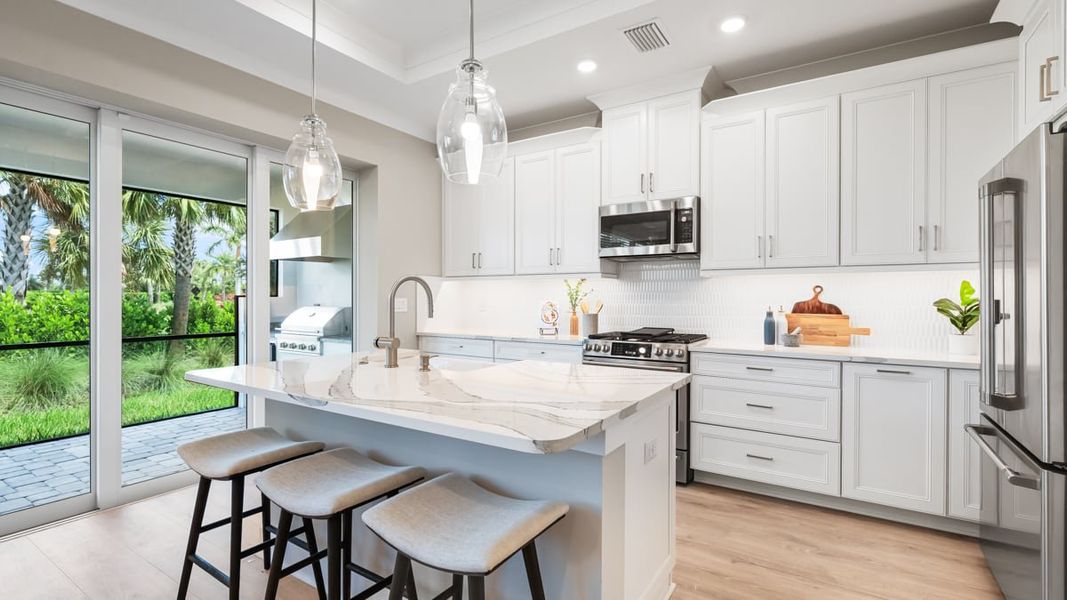 Furnished interior in a model home at Esplanade at Azario Lakewood Ranch in Lakewood Ranch (Image 89).