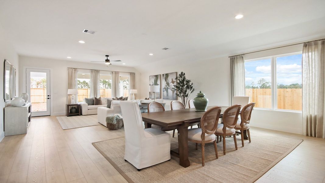Furnished interior in a model home at Mill Creek Estates in Magnolia (Image 11). Furnished interior in a model home at Mill Creek Estates in Magnolia (Image 11).