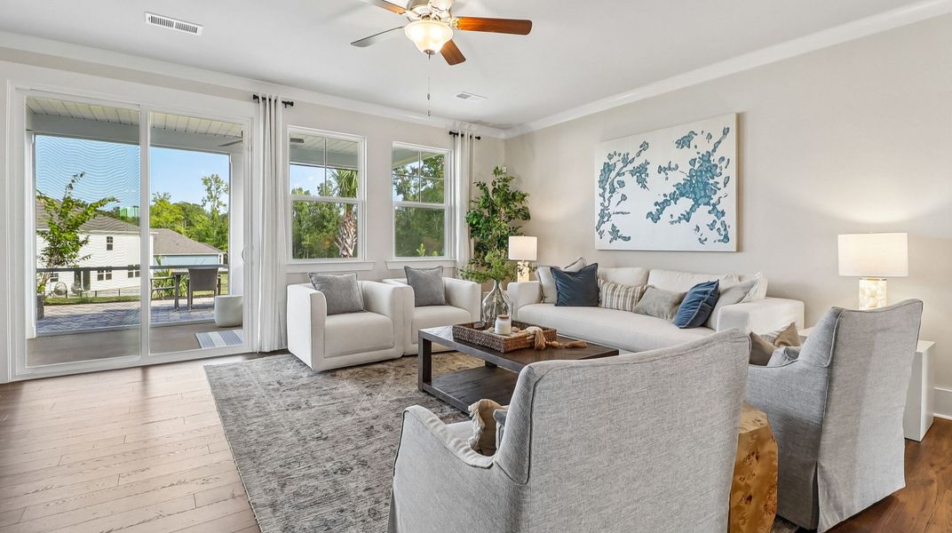 Furnished interior in a model home at Shell Pointe in Gilbert (Image 13).