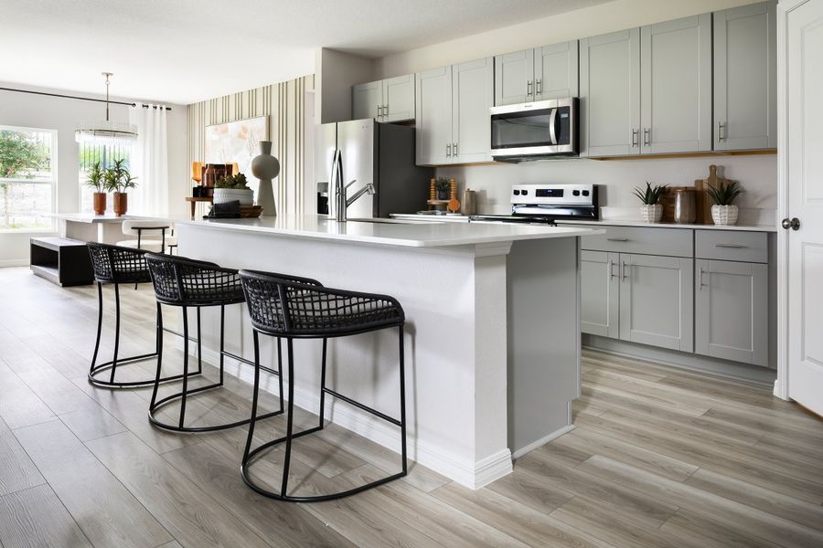 Furnished interior in a model home at Wynnstone in Davenport (Image 3).