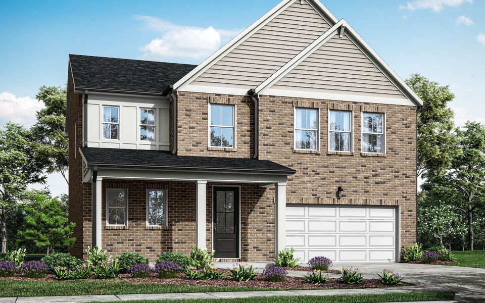 Front exterior of a home in the Alton Creek community, located in Charlotte, NC (Image 6).